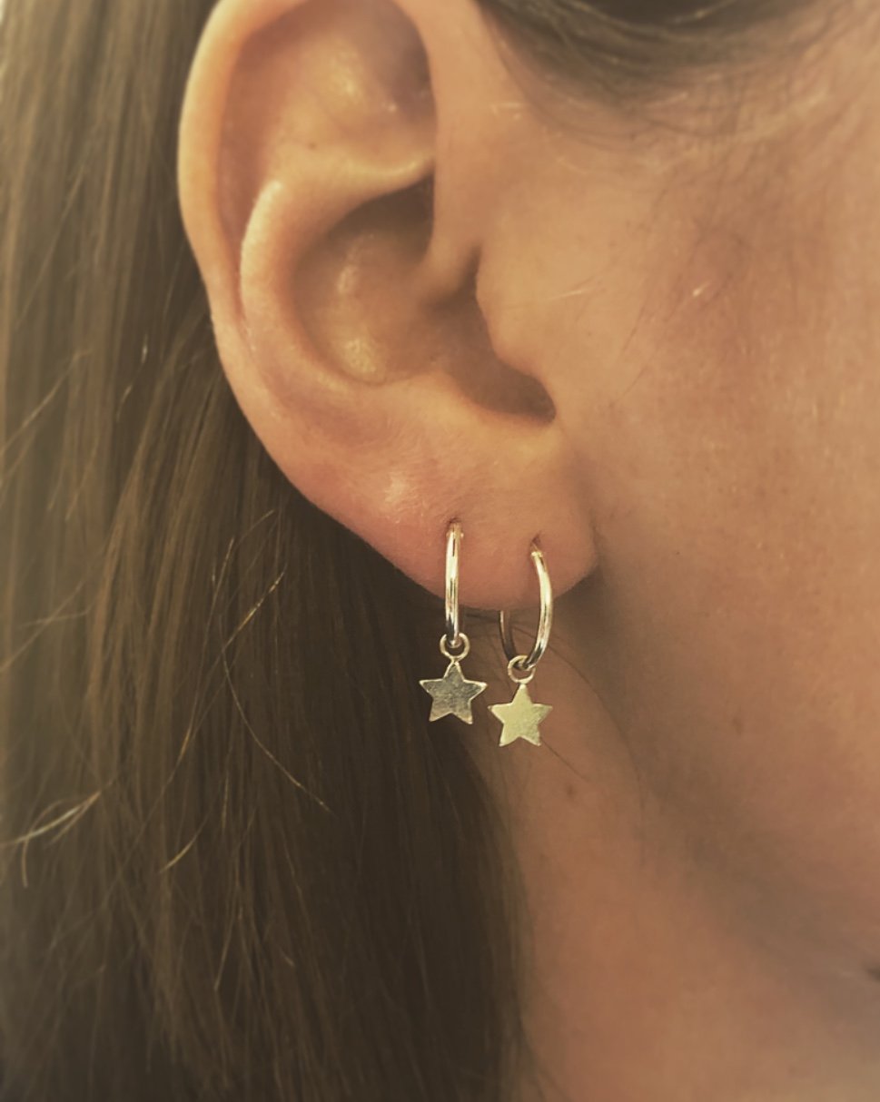 Pura vida star hoop earrings deals