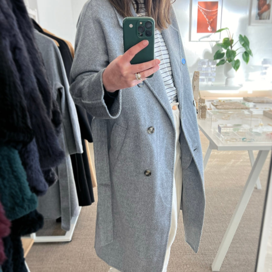 Wool Coat - Grey