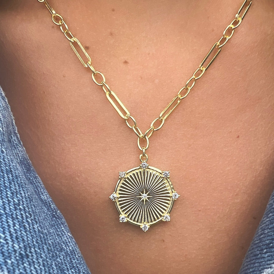 Chunky Hexagon Necklace