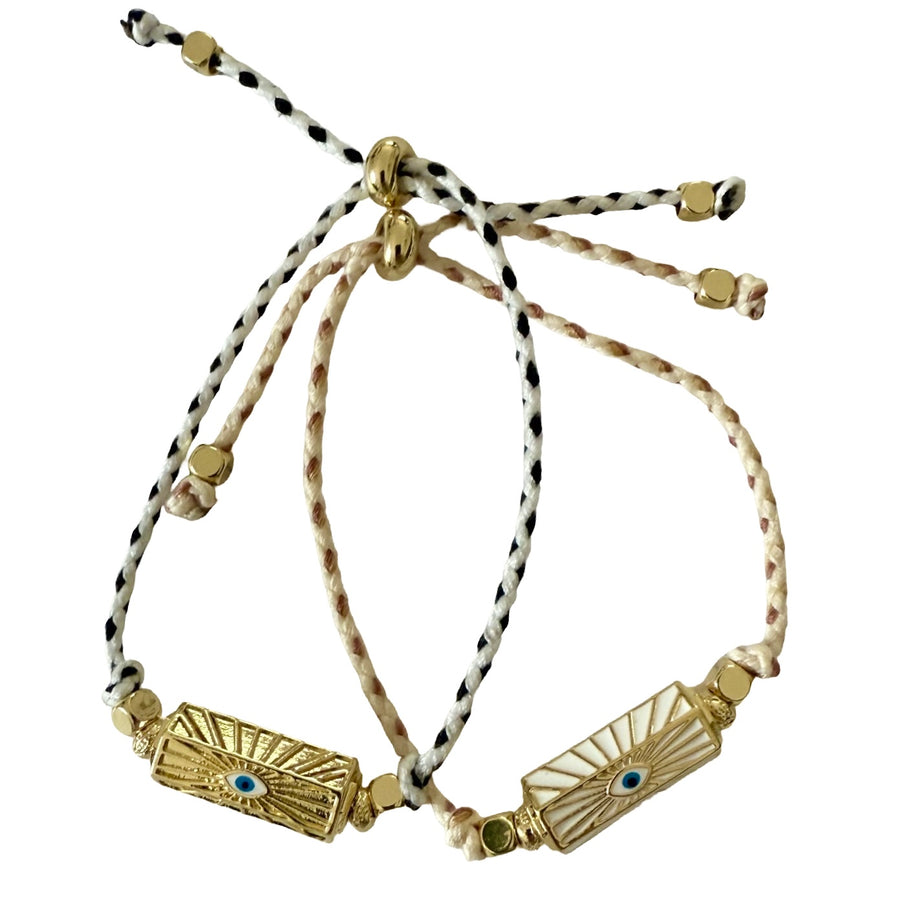 Assorted AW Cord & Enamel Bracelet