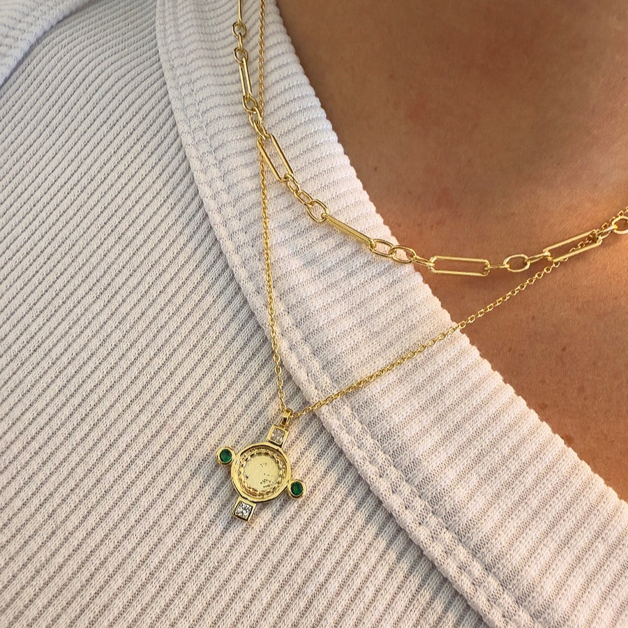 Byzantine Necklace - Gold or Silver