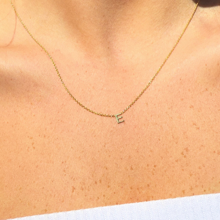 Petite Initial Necklace - Gold or Silver