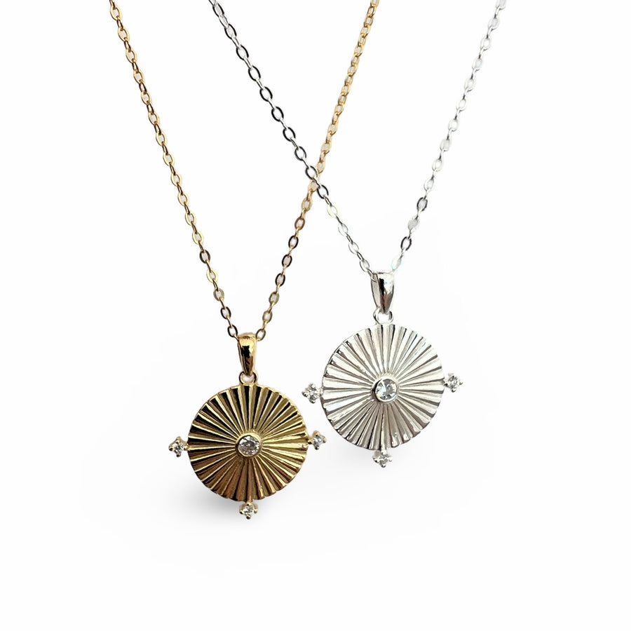 Halo Necklace - Gold or Silver