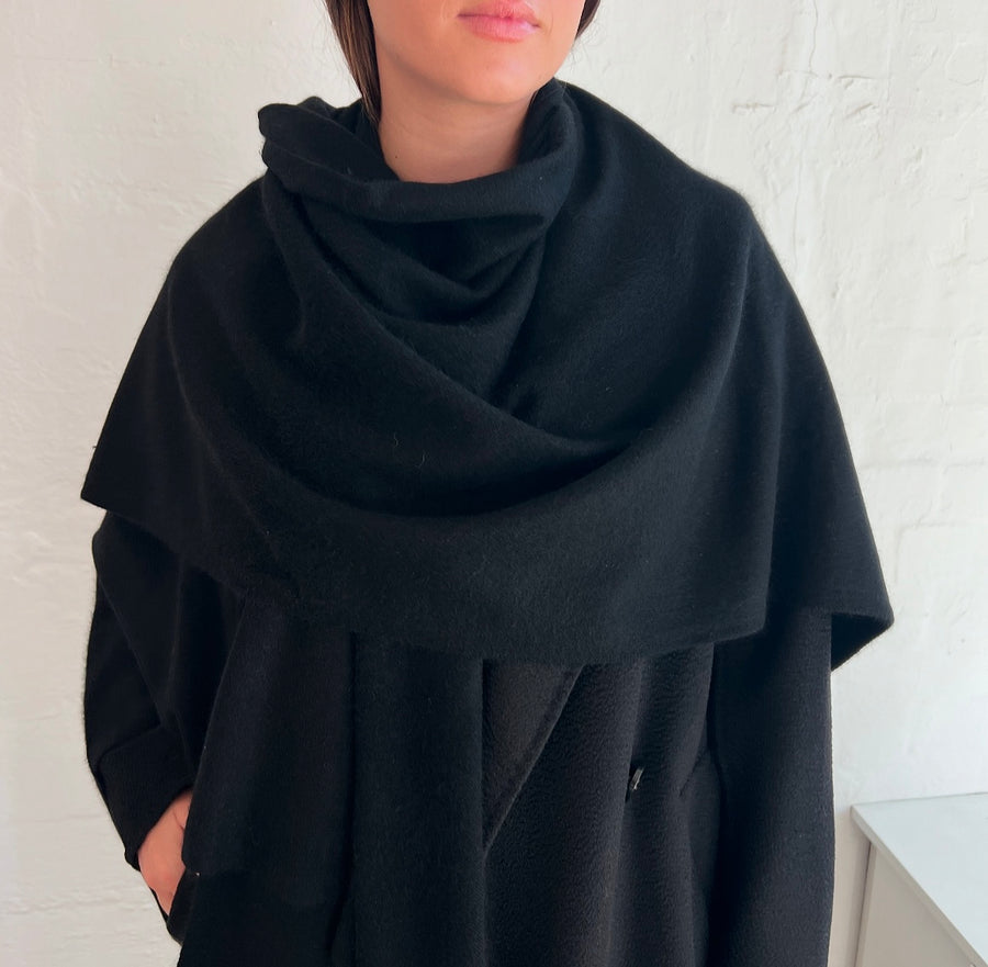 Cashmere Wrap - Camel / Grey / Black