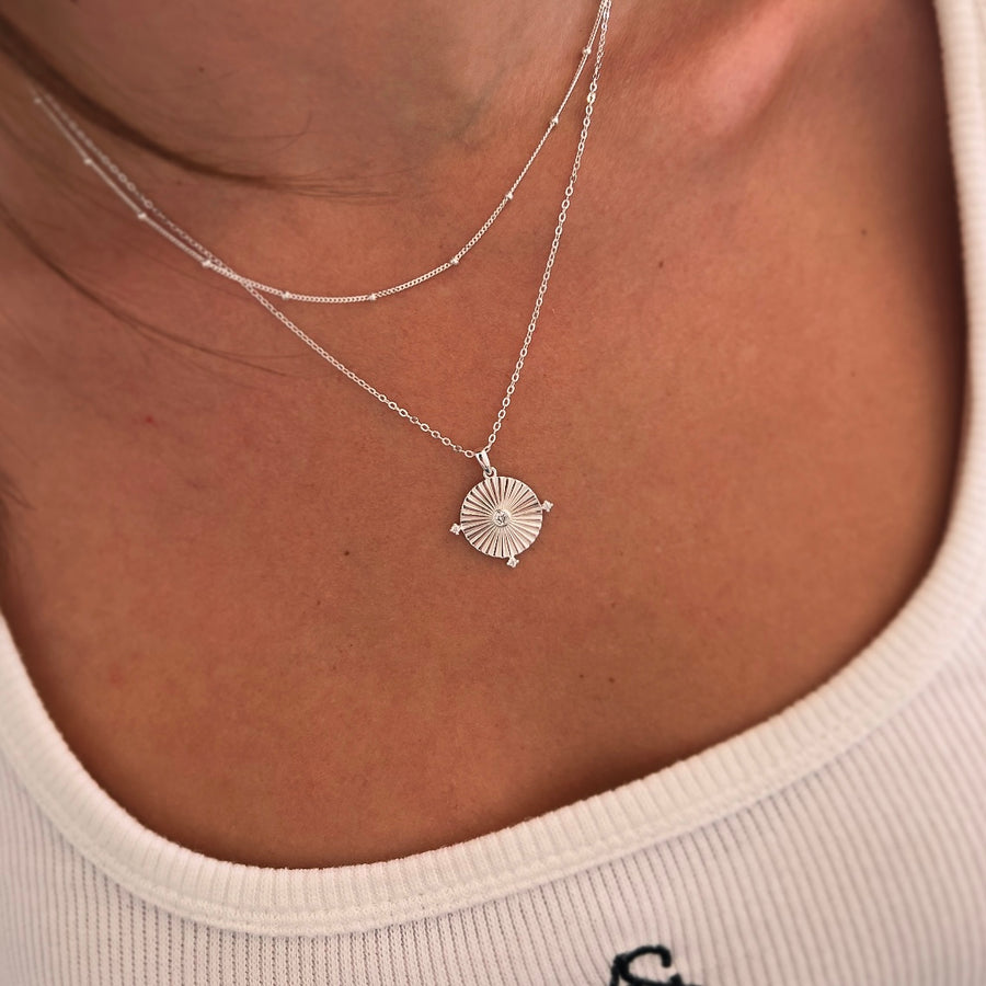 Halo Necklace - Gold or Silver