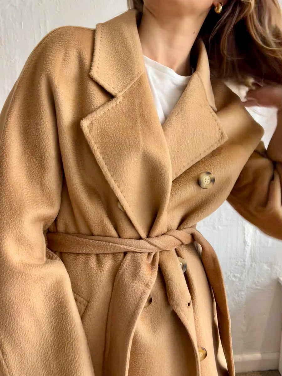 Wool Coat - Camel