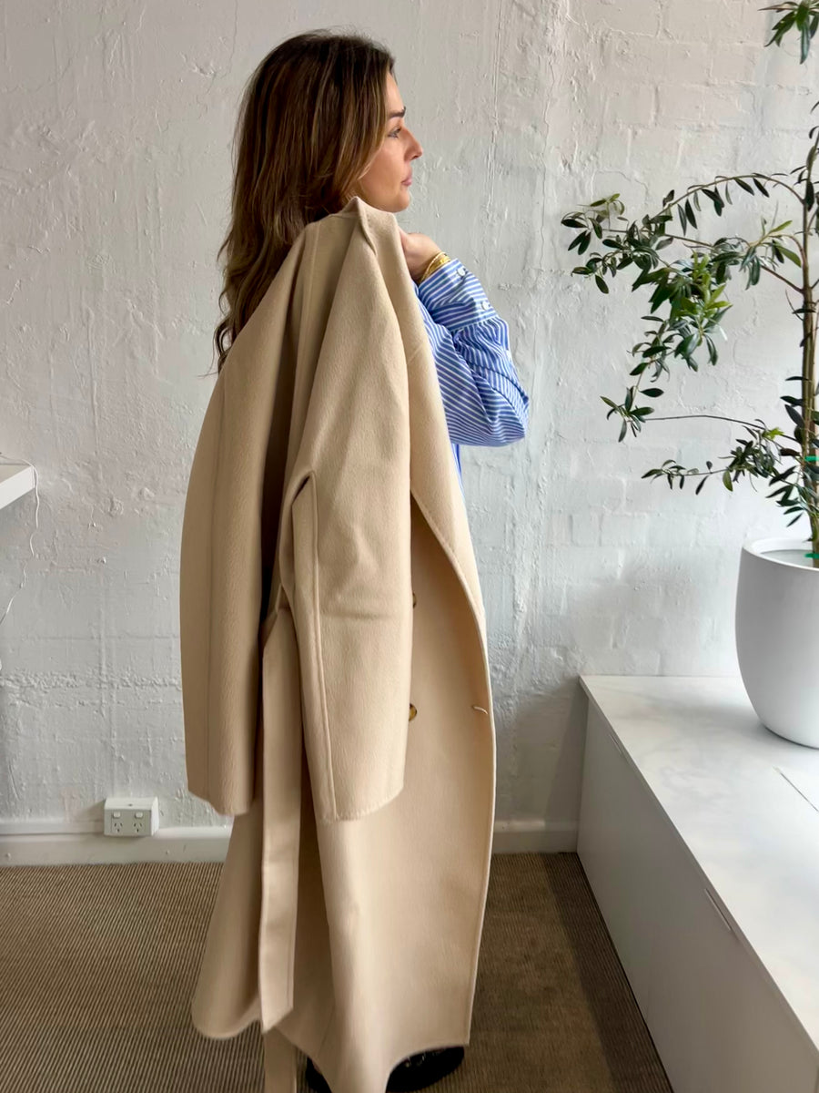 Wool Coat - Camel