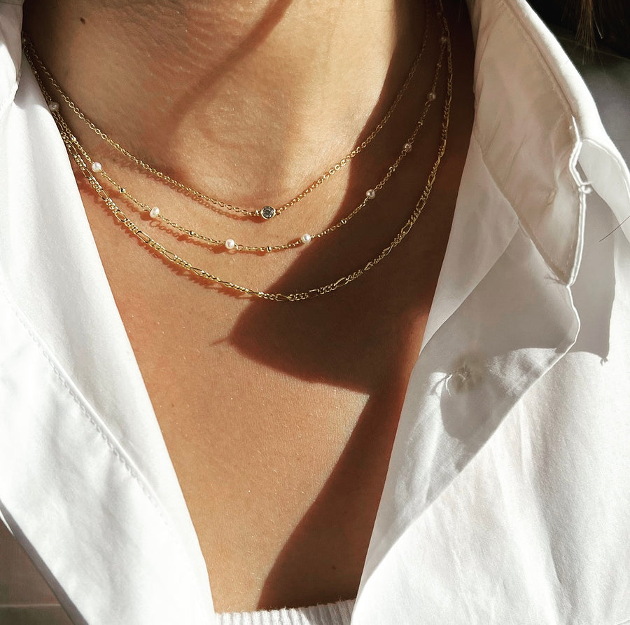 Piccolo Necklace - Gold or Silver
