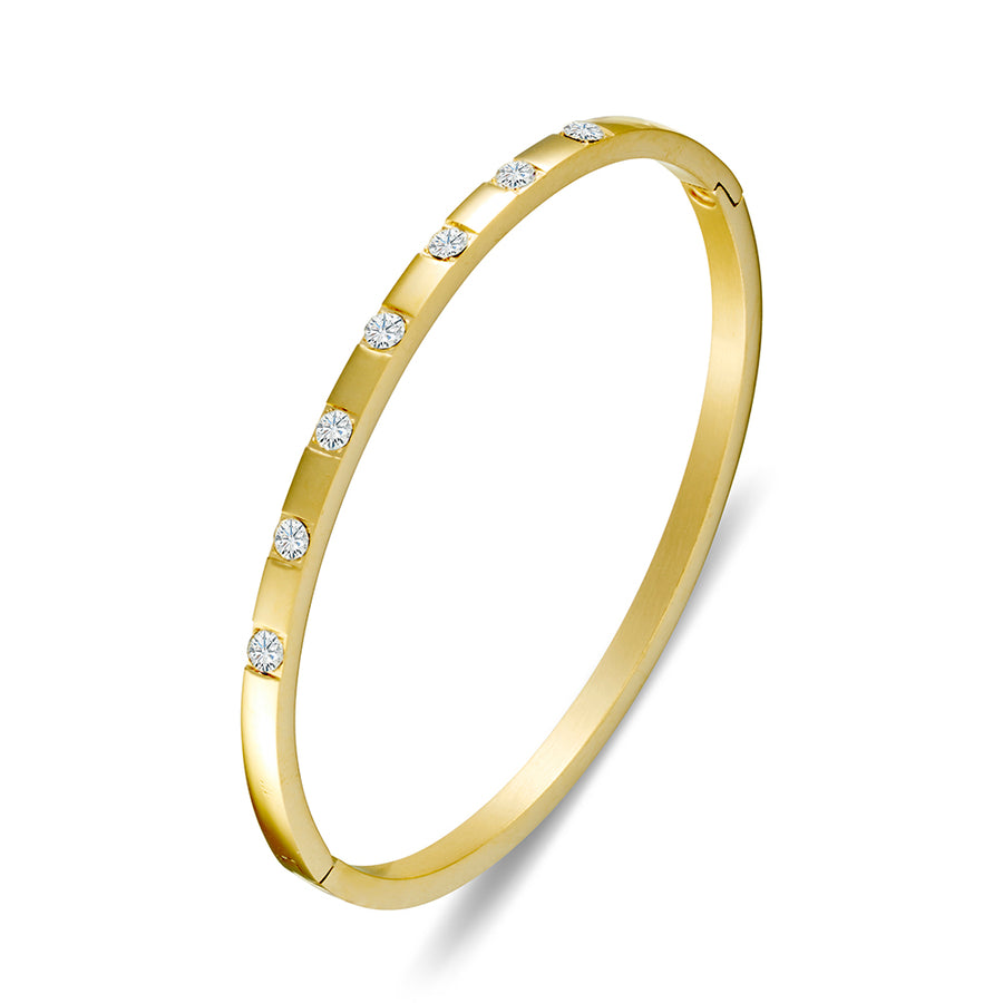 Crystal Oval Bangle