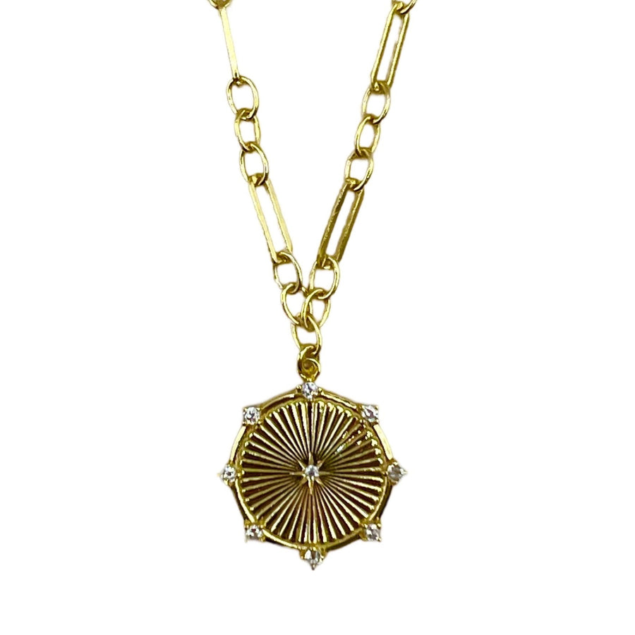 Chunky Hexagon Necklace