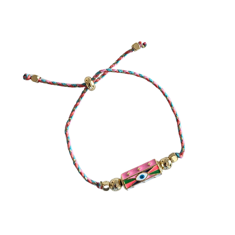BRIGHT Assorted Cord & Enamel Bracelet